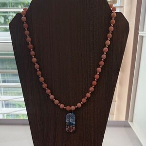 Handmade Necklace with Artisan Crafted Pendant